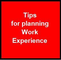 Work experience tips