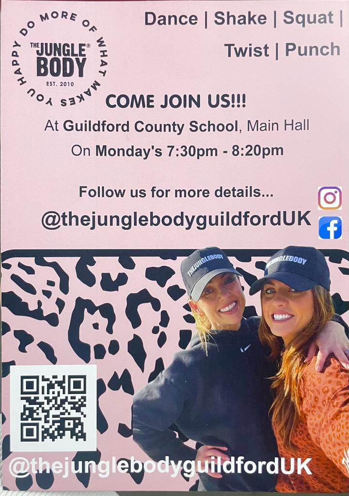 The Jungle Body Guildford UK   Flyer