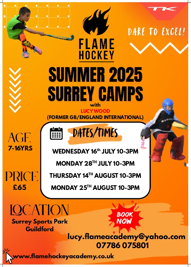 Summer 2025 surrey camps flyer