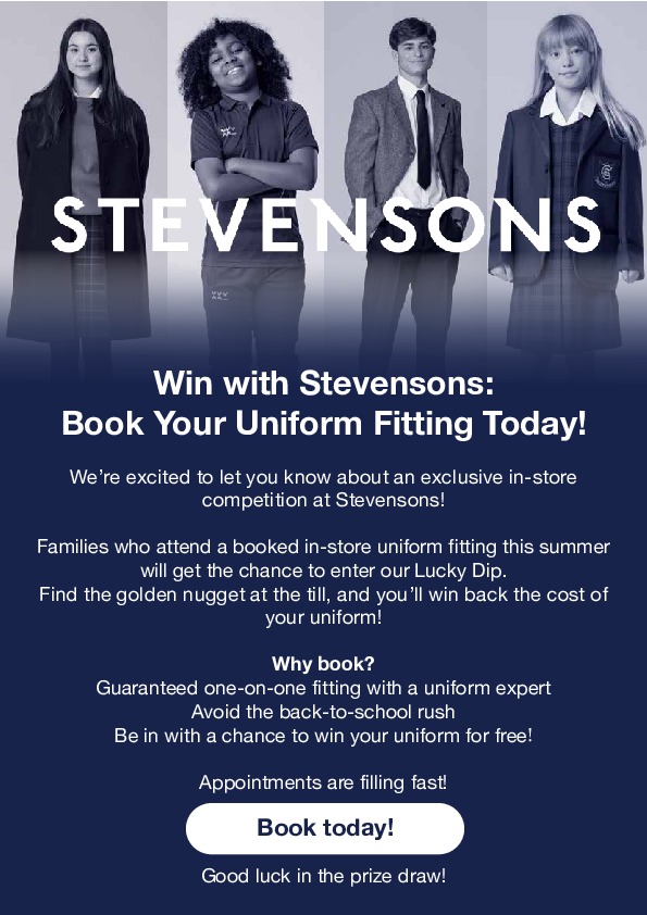 Stevensons appointments 2025 2