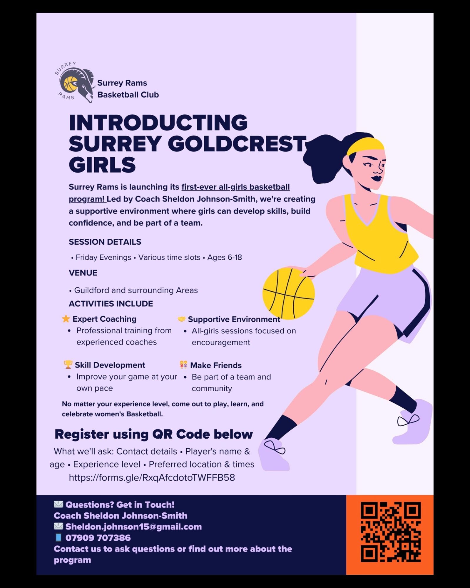 Surrey Goldcrest Girls' Basketball