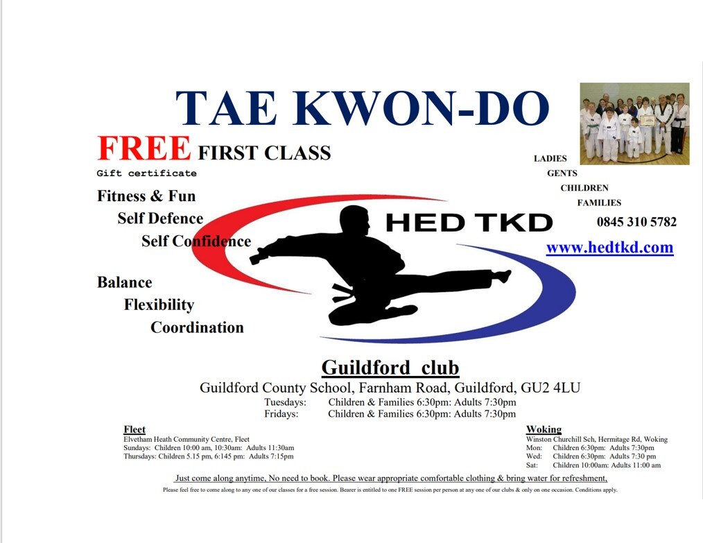 Guildford tae kwon do